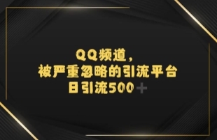 引流蓝海QQ频道，日引500+创业粉-冒泡网-兼职资源项目学习教程网