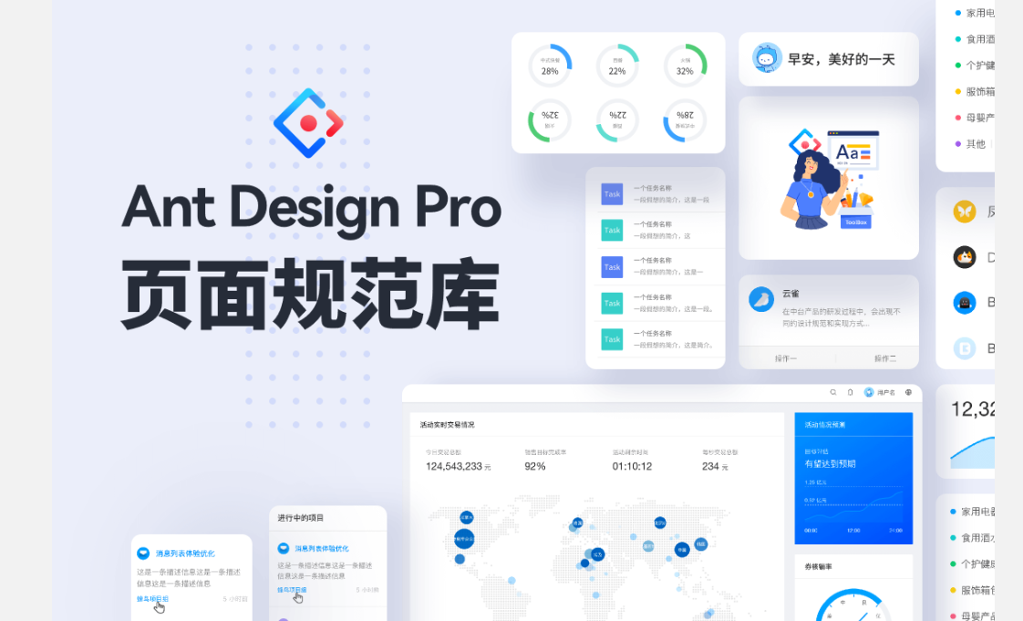 Ant Design(阿里开源前端UI框架及React组件库)-冒泡网-兼职资源项目学习教程网