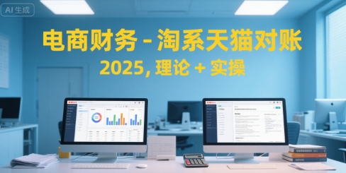 电商财务-淘系天猫对账2025，理论+实操-冒泡网-兼职资源项目学习教程网