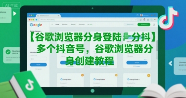 谷歌浏览器分身登陆多个抖音号，谷歌浏览器分身创建教程-冒泡网-兼职资源项目学习教程网