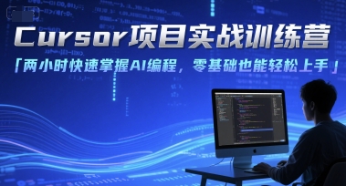 Cursor项目实战训练营，两小时快速掌握AI编程，零基础也能轻松上手-冒泡网-兼职资源项目学习教程网